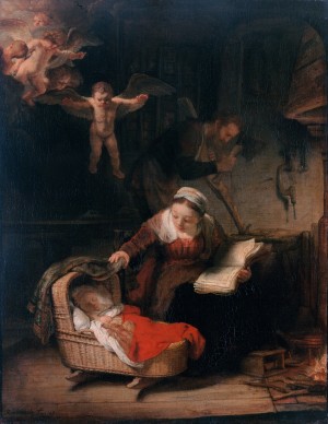 The Holy Family with Angels